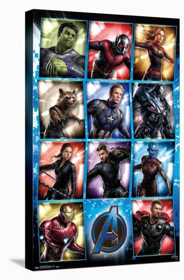 Marvel Cinematic Universe - Avengers - Endgame - Grid-Trends International-Stretched Canvas