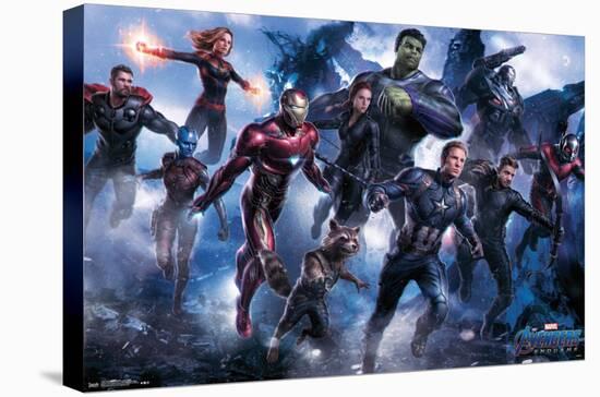 Marvel Cinematic Universe - Avengers - Endgame - Legendary-Trends International-Stretched Canvas