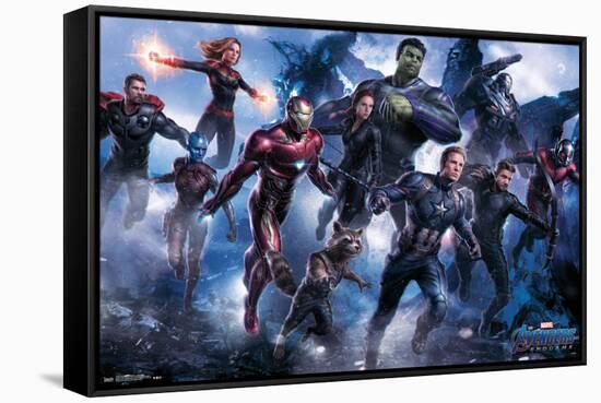Marvel Cinematic Universe - Avengers - Endgame - Legendary-Trends International-Framed Stretched Canvas