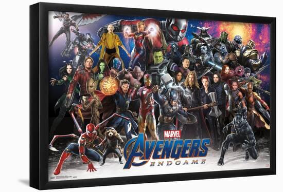 Marvel Cinematic Universe - Avengers - Endgame - Lineup-Trends International-Framed Poster