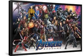 Marvel Cinematic Universe - Avengers - Endgame - Lineup-Trends International-Framed Poster