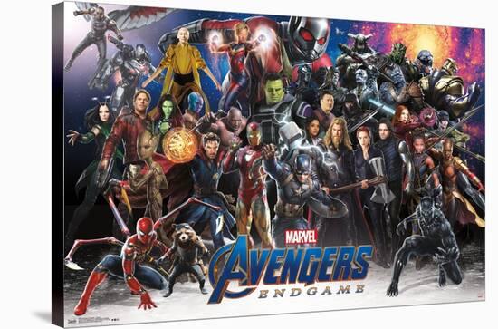 Marvel Cinematic Universe - Avengers - Endgame - Lineup-Trends International-Stretched Canvas