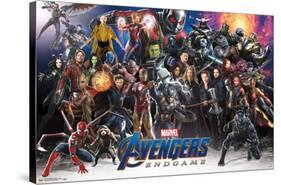 Marvel Cinematic Universe - Avengers - Endgame - Lineup-Trends International-Stretched Canvas