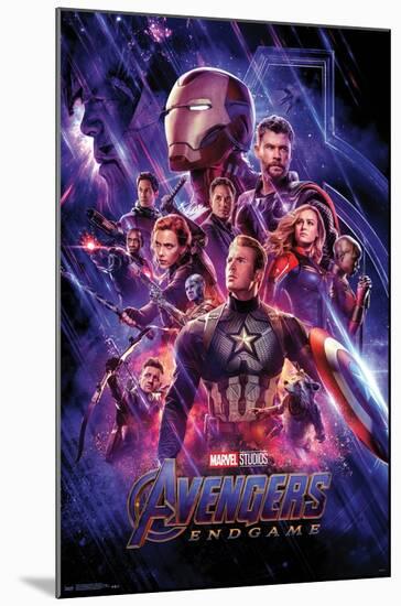 Marvel Cinematic Universe - Avengers - Endgame - One Sheet-Trends International-Mounted Poster