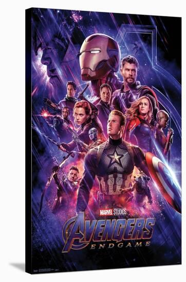 Marvel Cinematic Universe - Avengers - Endgame - One Sheet-Trends International-Stretched Canvas