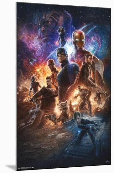 Marvel Cinematic Universe - Avengers - Endgame - Space-Trends International-Mounted Poster