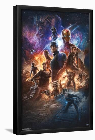 Marvel Cinematic Universe - Avengers - Endgame - Space-Trends International-Framed Poster