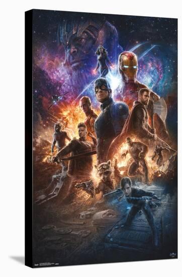 Marvel Cinematic Universe - Avengers - Endgame - Space-Trends International-Stretched Canvas