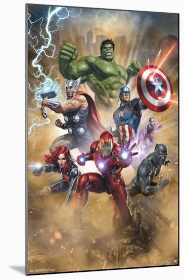 Marvel Cinematic Universe - Avengers - Fantastic-Trends International-Mounted Poster