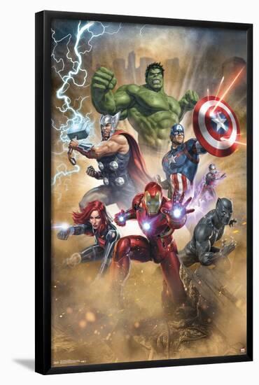 Marvel Cinematic Universe - Avengers - Fantastic-Trends International-Framed Poster