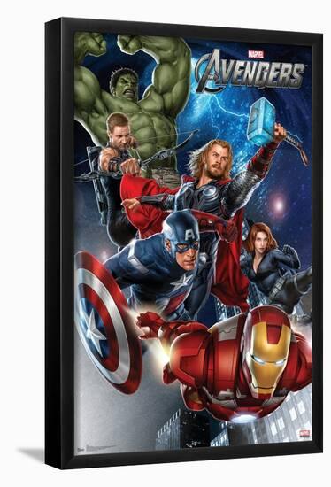 Marvel Cinematic Universe - Avengers - Group-Trends International-Framed Poster