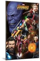 Marvel Cinematic Universe - Avengers - Infinity War - Challenge-Trends International-Mounted Poster