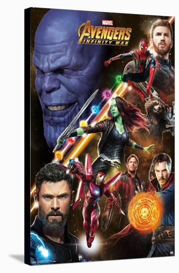 Marvel Cinematic Universe - Avengers - Infinity War - Challenge-Trends International-Stretched Canvas