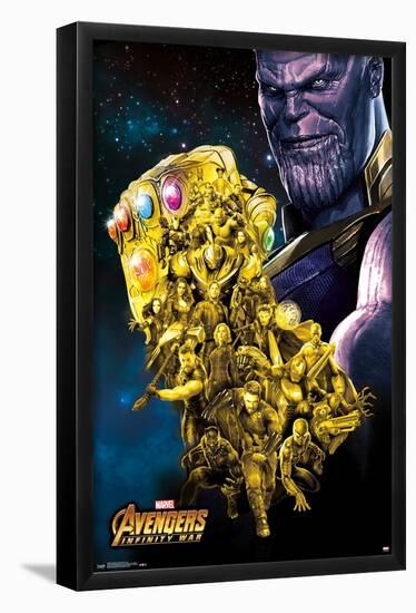 Marvel Cinematic Universe - Avengers - Infinity War - Fist-Trends International-Framed Poster