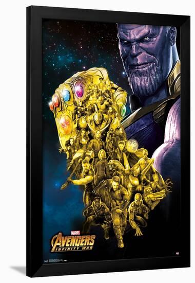 Marvel Cinematic Universe - Avengers - Infinity War - Fist-Trends International-Framed Poster