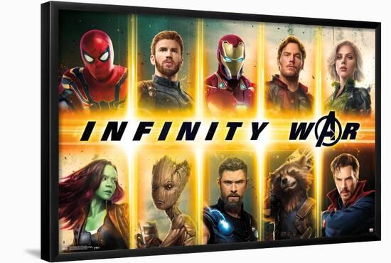 Marvel Cinematic Universe - Avengers - Infinity War - Group-Trends International-Framed Poster