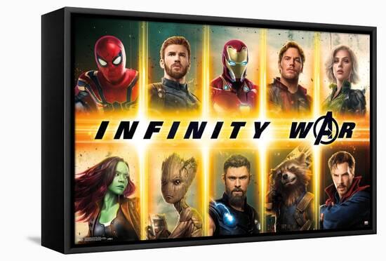 Marvel Cinematic Universe - Avengers - Infinity War - Group-Trends International-Framed Stretched Canvas