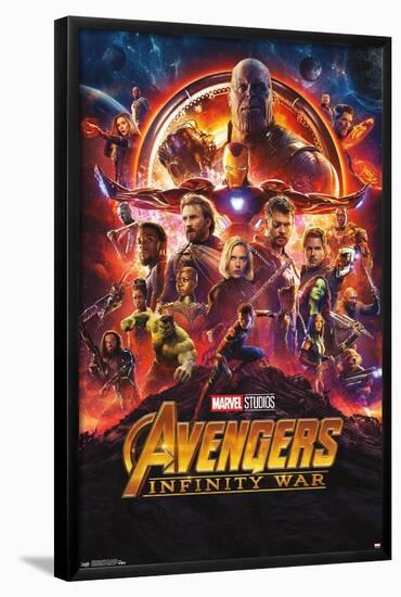 Marvel Cinematic Universe: Avengers: Infinity War - One Sheet Premium Poster-null-Framed Standard Poster