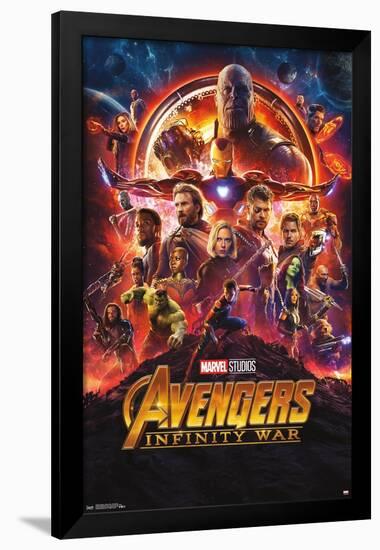 Marvel Cinematic Universe - Avengers - Infinity War - One Sheet-Trends International-Framed Poster