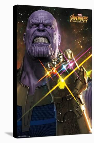Marvel Cinematic Universe - Avengers - Infinity War - Thanos-Trends International-Stretched Canvas