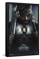 Marvel Cinematic Universe - Black Panther - Erik Killmonger One Sheet-Trends International-Framed Poster