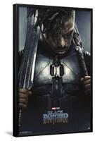 Marvel Cinematic Universe - Black Panther - Erik Killmonger One Sheet-Trends International-Framed Poster
