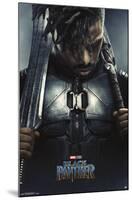 Marvel Cinematic Universe - Black Panther - Erik Killmonger One Sheet-Trends International-Mounted Poster