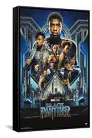 Marvel Cinematic Universe - Black Panther - Group One Sheet-Trends International-Framed Stretched Canvas