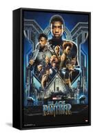 Marvel Cinematic Universe - Black Panther - Group One Sheet-Trends International-Framed Stretched Canvas