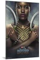 Marvel Cinematic Universe - Black Panther - Nakia One Sheet-Trends International-Mounted Poster