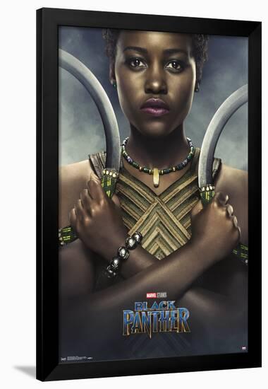 Marvel Cinematic Universe - Black Panther - Nakia One Sheet-Trends International-Framed Poster