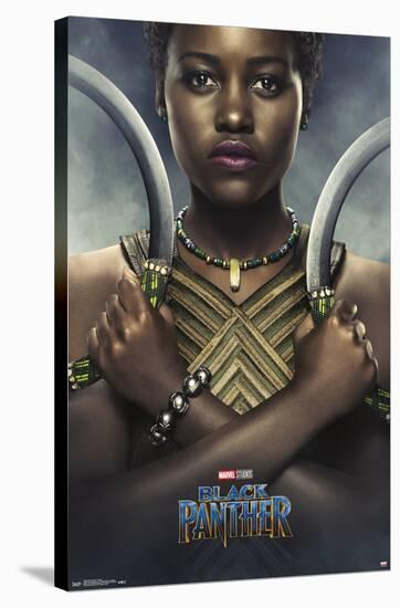 Marvel Cinematic Universe - Black Panther - Nakia One Sheet-Trends International-Stretched Canvas