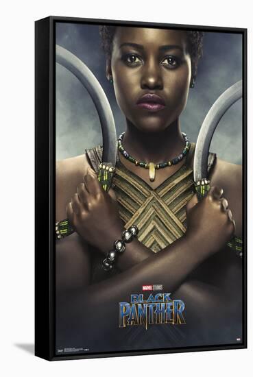 Marvel Cinematic Universe - Black Panther - Nakia One Sheet-Trends International-Framed Stretched Canvas