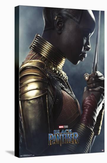 Marvel Cinematic Universe - Black Panther - Okoye One Sheet-Trends International-Stretched Canvas