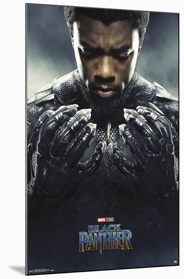 Marvel Cinematic Universe Black Panther - One Sheet-Trends International-Mounted Poster