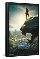 Marvel Cinematic Universe - Black Panther - Panther Monument One Sheet-Trends International-Framed Poster