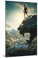 Marvel Cinematic Universe - Black Panther - Panther Monument One Sheet-Trends International-Mounted Poster