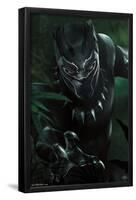 Marvel Cinematic Universe - Black Panther - T'Challa-Trends International-Framed Poster