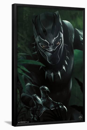 Marvel Cinematic Universe - Black Panther - T'Challa-Trends International-Framed Poster