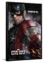 Marvel Cinematic Universe - Captain America - Civil War - Shield Reflection One Sheet-Trends International-Framed Poster
