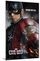 Marvel Cinematic Universe - Captain America - Civil War - Shield Reflection One Sheet-Trends International-Mounted Poster