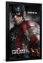 Marvel Cinematic Universe - Captain America - Civil War - Shield Reflection One Sheet-Trends International-Framed Poster