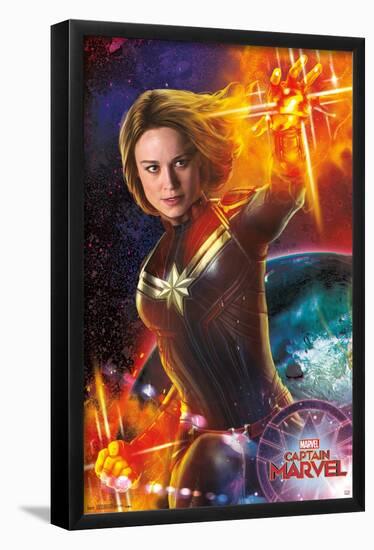 Marvel Cinematic Universe - Captain Marvel - Energy-Trends International-Framed Poster