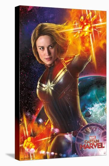 Marvel Cinematic Universe - Captain Marvel - Energy-Trends International-Stretched Canvas