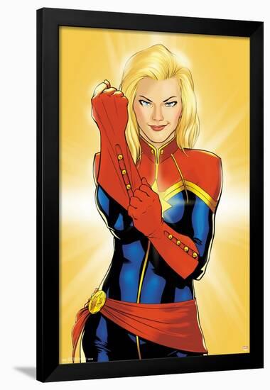 Marvel Cinematic Universe - Captain Marvel - Glove-Trends International-Framed Poster