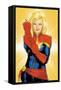 Marvel Cinematic Universe - Captain Marvel - Glove-Trends International-Framed Stretched Canvas