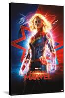 Marvel Cinematic Universe - Captain Marvel - One Sheet-Trends International-Stretched Canvas