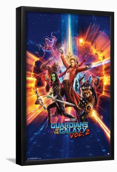 Marvel Cinematic Universe - Guardians of the Galaxy 2 - Cosmic-Trends International-Framed Poster