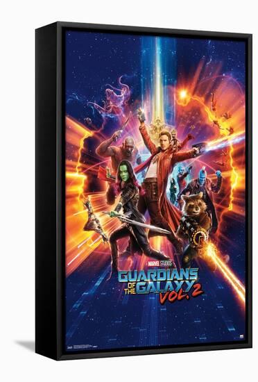 Marvel Cinematic Universe - Guardians of the Galaxy 2 - Cosmic-Trends International-Framed Stretched Canvas