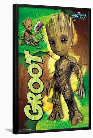 Marvel Cinematic Universe - Guardians of the Galaxy 2 - Groot-Trends International-Framed Poster